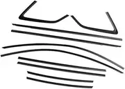 Jodriva Window Door Seals Car Exterior Window Trim Weatherstrips Seal Skirt Side Gasket Strip Sticker Cover, for A3 S3, for Hatchback 2021 2022 2023 Car Door Weather Strip