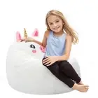 COMAX Unicorn Bean Bag Chairs for Kids 8-12, Toddler BeanBag Sofa with Filler...