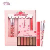 在飛比找蝦皮購物優惠-ETUDE HOUSE草莓慕斯眼唇彩刷具組《現貨》