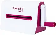 Gemini Midi Manual Die Cutting & Embossing Machine for Scrapbooking, Card Making and Crafting - 6" x 9" Opening Plate Size