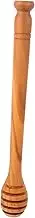 HEALEEP Wooden Honey Dipper Stick Honey Mixing Stirrer Safe Kitchen Tool for Honey Syrup Jam for Honey Jars