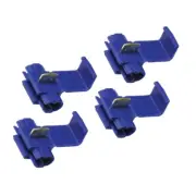 Reese Towpower 85489 Blue Wire Splice Connectors, 4 Piece (14-18 Gauge)