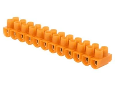 21210108 Terminal strip screw terminal 25mm² 24A ways: 12 terminals: 24 SIMET