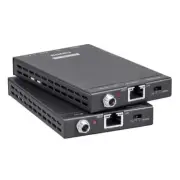 115ft 4K HDMI Extender Kit Transmitter Receiver PoC Over Cat6 Cable IR Remote