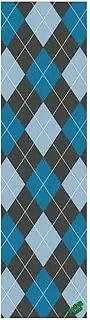 Mob Skateboard Griptape Argyle Graphic 9''x33'' Grip Tape Sheet, Multicolor