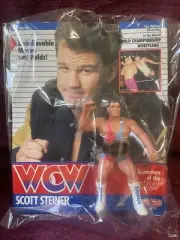 scott steiner action figure In original plastic Package