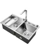 水槽雙槽 304不銹鋼廚房洗菜盆手工洗碗池洗菜池水池洗碗槽