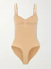 [SKIMS] SKIMS - Seamless Sculpt Brief Bodysuit - Ochre - Beige - 4XL 4XL Neutrals