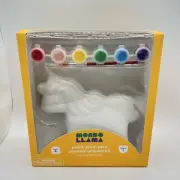 Mondo Llama Paint Your Own Ceramic Unicorn Kit With Paints & Brush Brand New