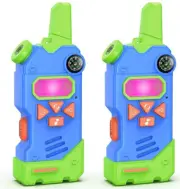 Walkie Talkies for Kids with Colourful Channels,Fun Toy with Compass Flashlight