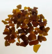 AMBER SEAGLASS - 250GM