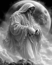 Skulls & Bones Dark Gothic Macabre – 8x10 Art Print 310424611