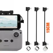 Type C to Micro/USB C/iPhone Remote Controller Cable Connection DJI Mavic Air 2