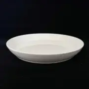 bulk 24 White Fine Bone China Embossed Side Plate 21cm