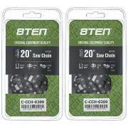 Chainsaw Chain 20 Inch .063 3/8 72DL for Stihl 039 036 038 041 064 032 2-Pack