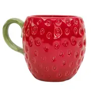 Urban Strawberry Tea Mug Red 10cm Home Kitchen Decor Drinkware/Serveware