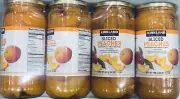 Kirkland Signature SLICED GREEK PEACHES 24 Oz Jar - 4 PACK