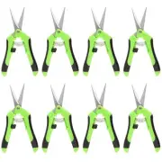 8 Pack 6.5 Inches Bud Trimming Scissors, Gardening Hand Pruning Shears with S...