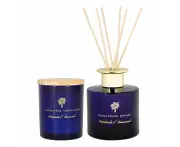 Nicola Spring Scented Candle and Diffuser Set - 130g - Patchouli & Rosewood