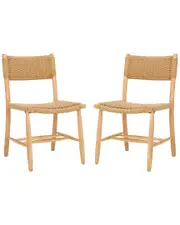 Safavieh Set of 2 Hylos Rope Dining Chairs