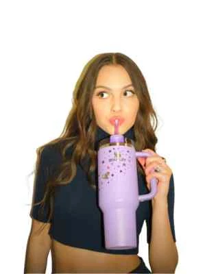 Stanley x Olivia Rodrigo Quencher H2.0 Flowstate Tumbler 40oz-BRAND NEW IN HAND!