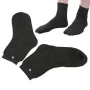 SILVER CONDUCTIVE ELECTRODE SOCKS FOR NEUROPATHY - TENS MASSAGE THERAPY MACHINE