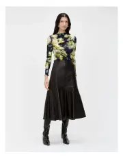 [Veronika Maine] Citrine Rose Mesh Top in Multi