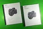 Owners Manual for Sony Alpha a7S M3 ILCE-7S III Camera 377 Pages W/Clear Covers