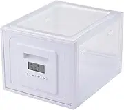 Medicine Lock Box - Medicine Lockable Container, Food Safe Lock Box | Premium Material Lockable Storage Organizer Box, Clear Medicine Storage Box, Prescription Bottle for Kitchen Refrigerator