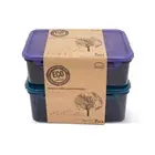 2PK Locknlock Eco Rectangle Airtight Food Container Travel/Pantry Storage Set