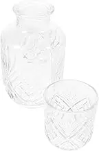 1 Set Modern Martini Glasses Elegant Transparent Cocktail Beverage Holder Exquisite Embossed Design for Unique Drinks Present for Friends