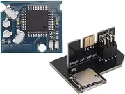Sd Card Reader, Compact Flash Card Reader Card Reader for Camera Memory Card for NGC SD2SP2 PRO Adapter Storage Card Reader with CD Boot Disk for Boot Disc Mini DVD Xeno GC Chip (NTSC U US Version)