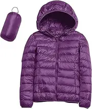 [Valtorixia] Women's Lightweight Short Puffer Jacket Packable Quilt Warm Winter Coat
