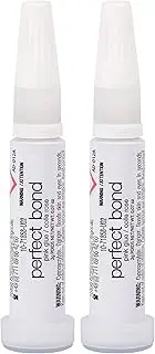 [Nailene] Perfect Bond Nail Glue, Super Strong, Durable, Easy to Apply Acrylic Nails, Press On Nails, Repairs Natural Nails, Quick Drying Nail Adhesive, Lasts 7 Days, Pink Tint, 2 g/0.07 oz, 2 Pack