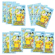 10X Pikachu & Friends Candy Party Favour Bag Loot Bag Kids Birthday Supplier