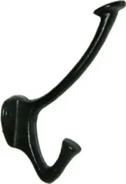 Cast Iron Front Mount Coat Hook
