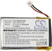 Replacement Battery for Garmin Approach S60, Fenix 5, Fenix 6X, Fenix 6X Pro Solar, Forerunner 935 3.7V/230mAh