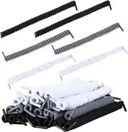 [WILLBOND] 12 Pairs No Tie Curly Shoelaces Elastic Shoe Lace in Solid Color for Kids and Adults