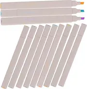 Veemoon 12Pcs Compact Highlighter Pens for School and Office Soft Color Markers for Note Taking Scrapbooking and Daily Use Portable and Leak Study Accessories