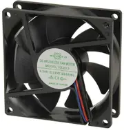 Sirocco 80mm 12V DC Fan for caravan campervan Size 80 x 80 x 25.4mm