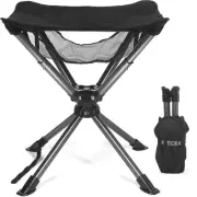 Swivel Portable Camping Stool Collapsible Folding Outdoor Stools for Adults F...