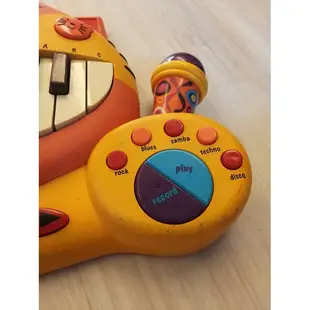 正版 美國B.toys 大嘴貓鋼琴 幼兒電子琴玩具 樂器 鋼琴貓