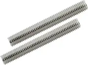 All Thread Rod Threaded Rod M3 M4 M5 M6 Length 25/35/45/70/120/130/140mm 304 Stainless Steel Full Fully Metric Thread Rods Screws Bolt Stud(120mm M6)