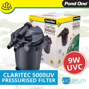 Pond One ClariTec 5000UV Pressurised Filter with 9W UVC (93046)