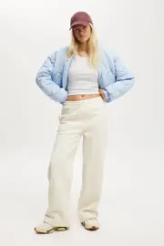 [Body] Body - Plush Essential Straight Leg Sweatpant - Coconut milk XL COCONUT MILK