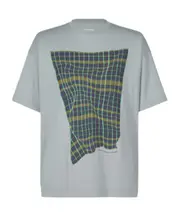 Windswept plaid T-shirt JP2 grey