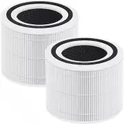 Core 300 True HEPA Replacement Filter Compatible with LEVOIT Core 300-RF 2 Pack