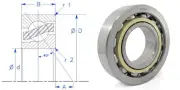 Enduro 7320 BMU GL P6 angular contact ball bearing 7320BECBM or 7320B-MP-UA