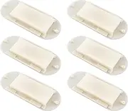 VGOL 6PCS Bee Escape Equipment 109 x 42mm Plastic Beekeeping Bee Escape Hive Doors Beekeeping Tools for Honey Production(Hole Size 21.7mm)