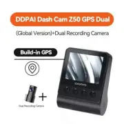DDPAI Dash Cam Z50 4K Camera GPS Front and Rear GPS Loop Recording